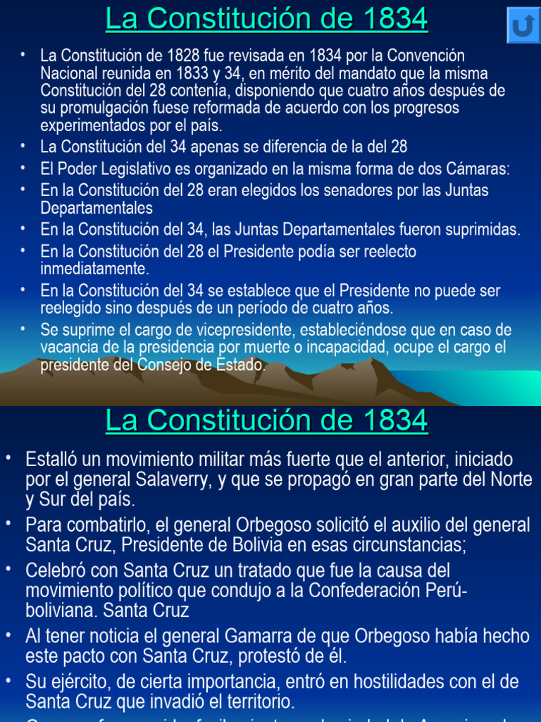 La Constitución de 1834 | PDF | América del Sur | Perú