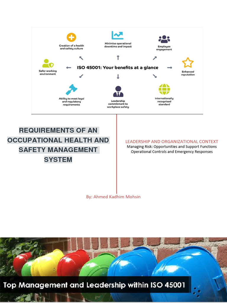 Occupational Health & Safety Management Requirements | PDF ...
