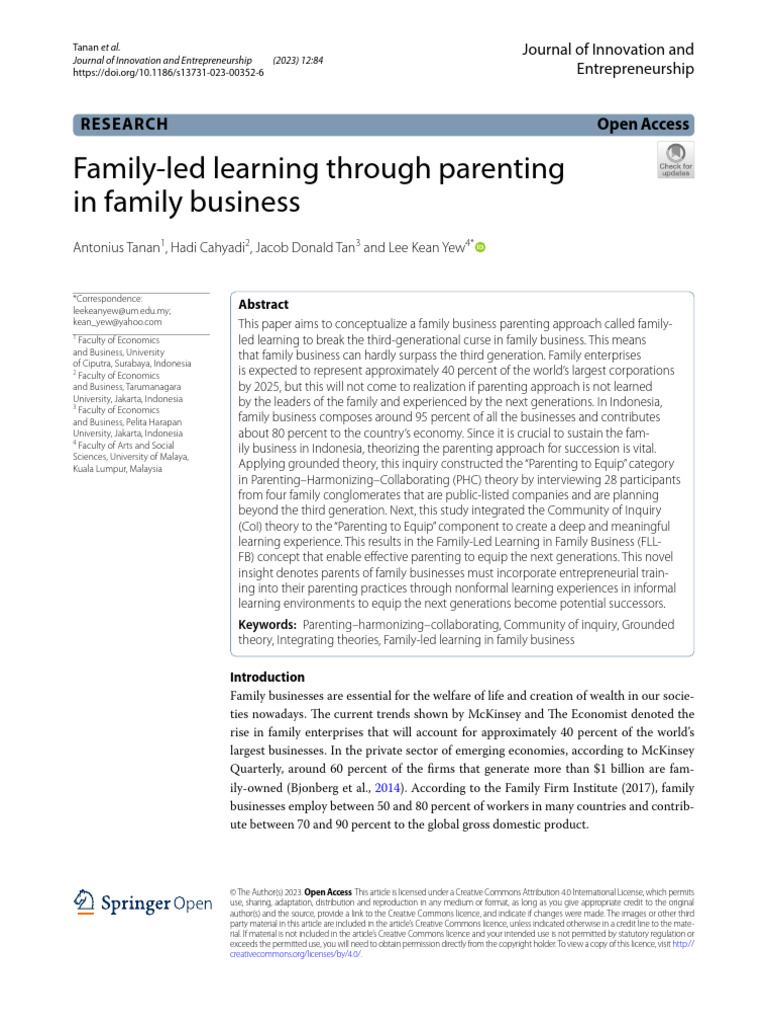 00.tanan - Et - Al-2023-Journal - of - Innovation - and - Jacob Tan ...