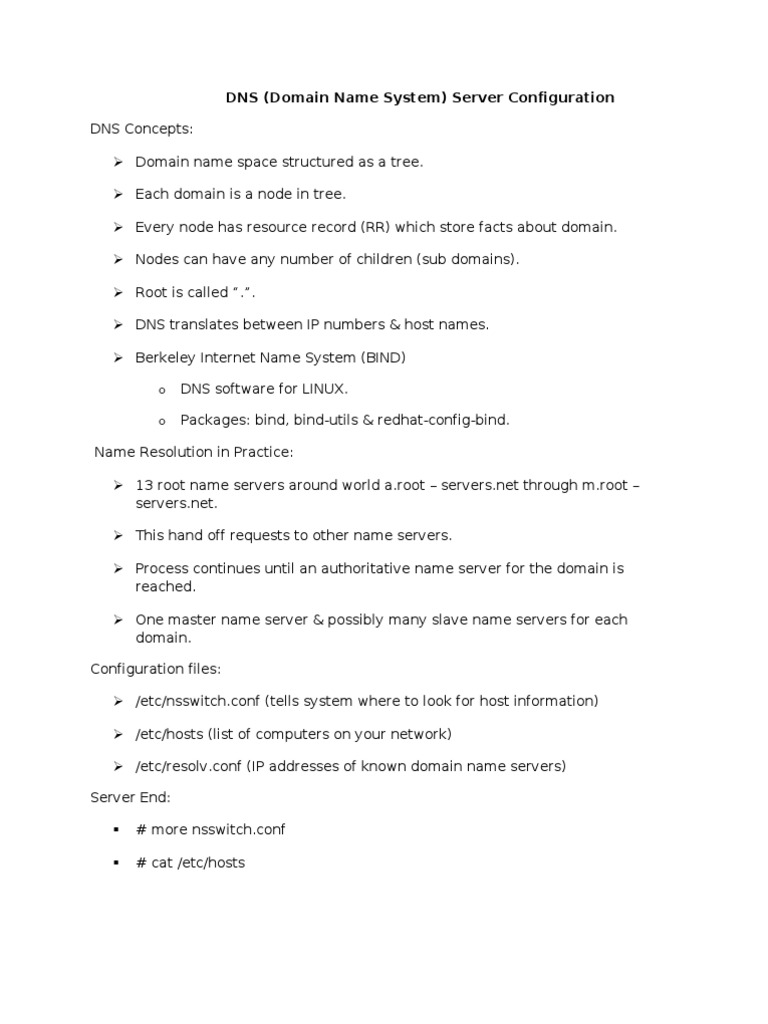 DNS Server | PDF | Domain Name System | Internet Governance