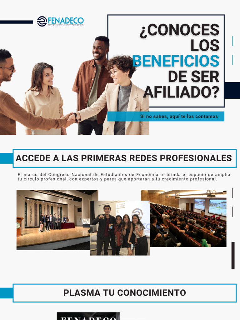 ¿Conoces Nuestros Beneficios | PDF