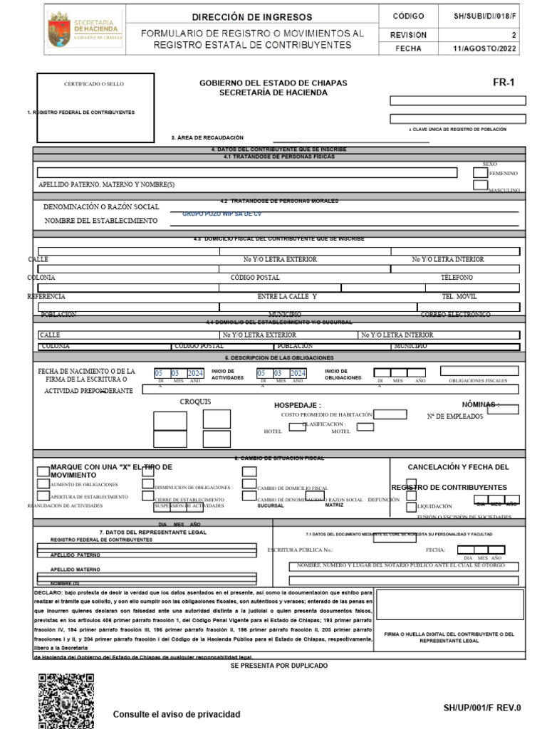 FR-1 actual | PDF