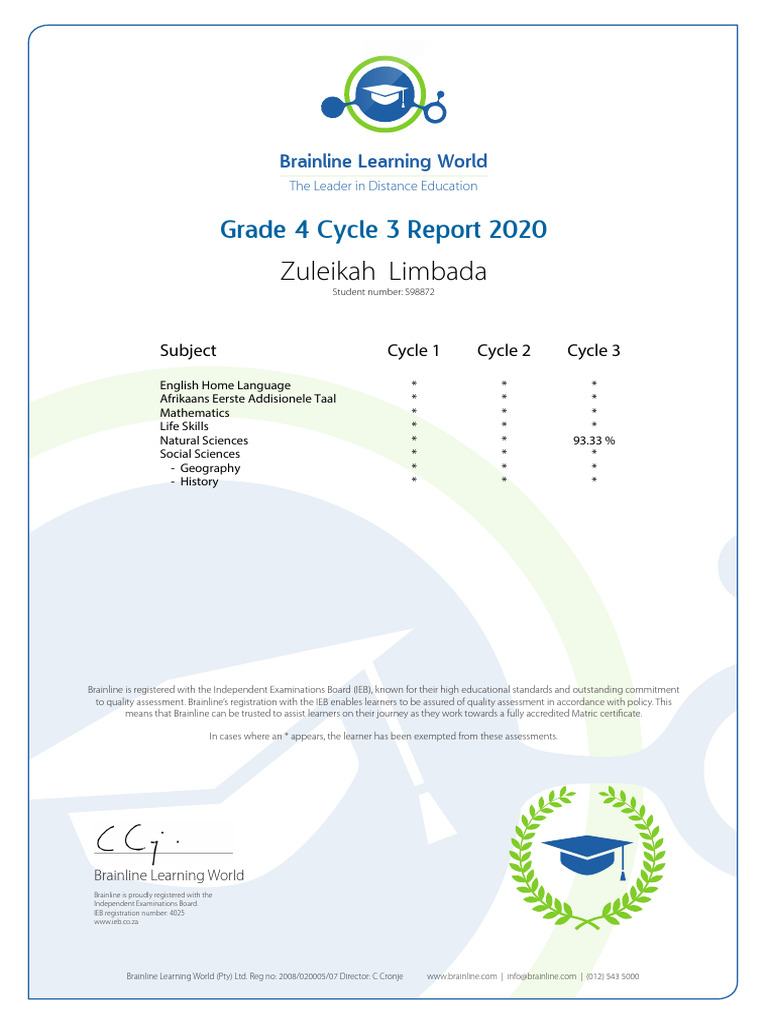 Brainline Learning World Overview | PDF | Educational Stages