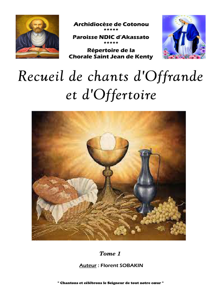 Recueil Offertoire SOBAKIN Tome 1 | PDF | Eucharistie