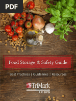 Cold Food Storage Guidelines Chart | PDF | Food Storage | Refrigerator