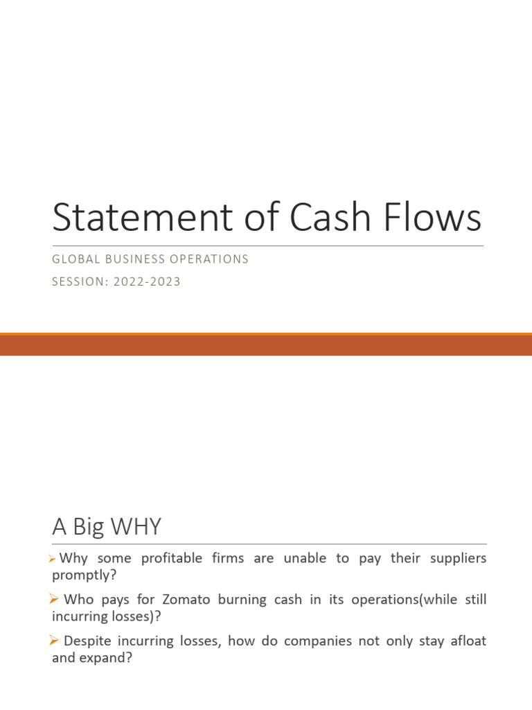 Cash Flow Statement Overview | PDF | Cash Flow Statement | Investing