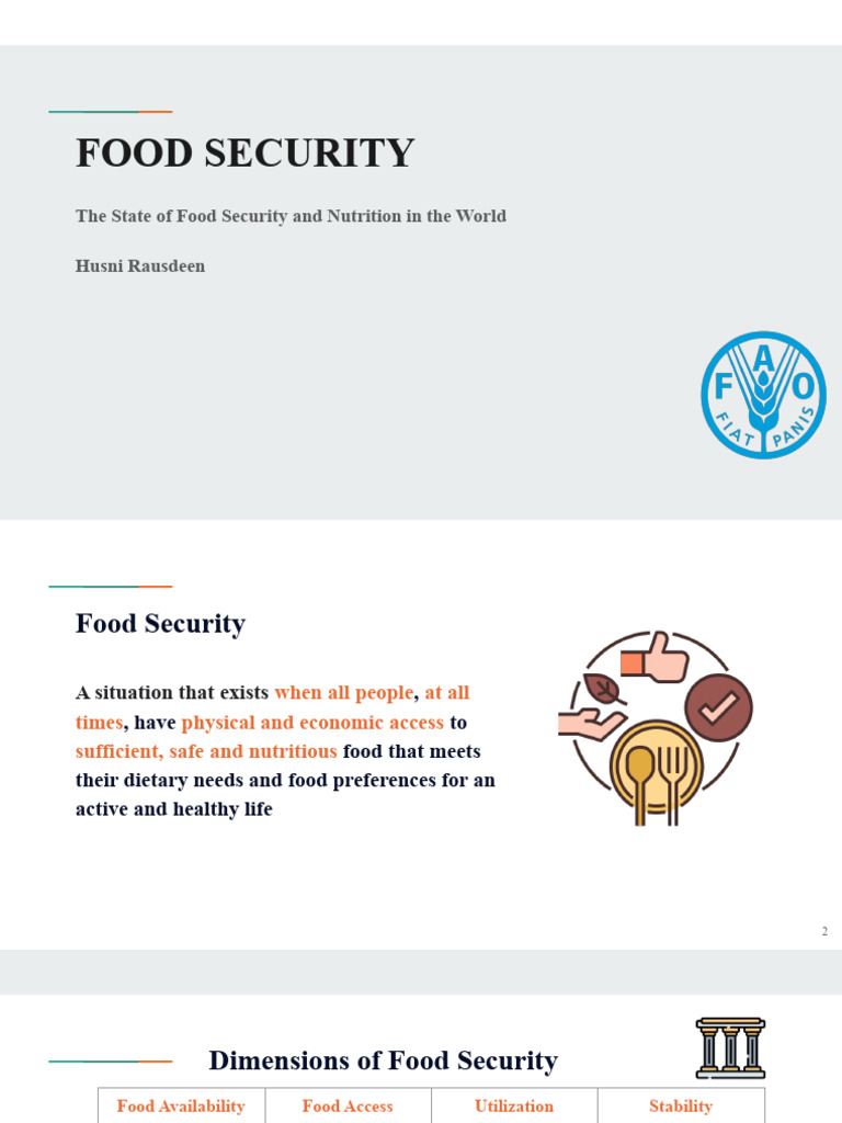 Food Security Pdf Food Security Poverty