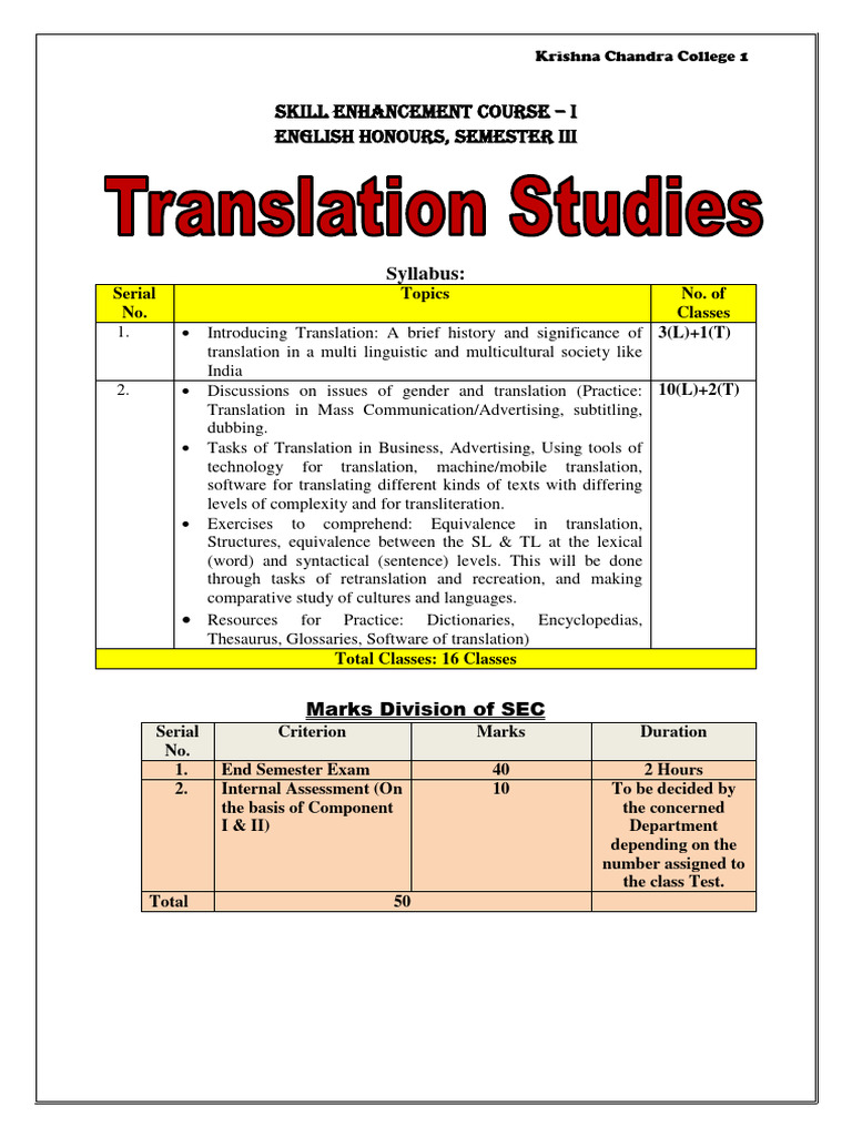 Translation Skills for Students | PDF | Translations | Dialect