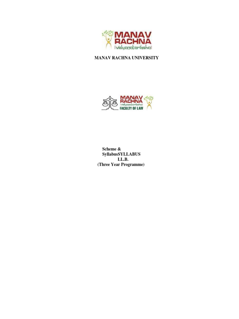 3 Year LLB Syllabus | PDF | Tort | Negligence