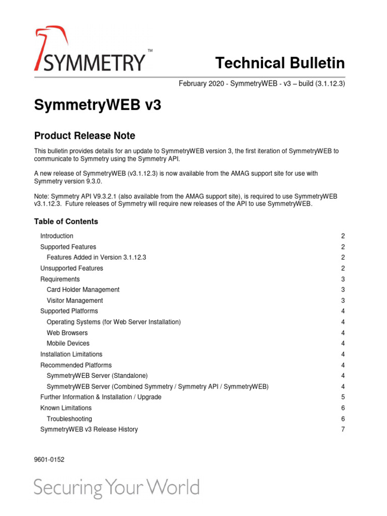 9601 0152 technicalbulletin symmetryweb v3 3 1 12 pdf world wide
