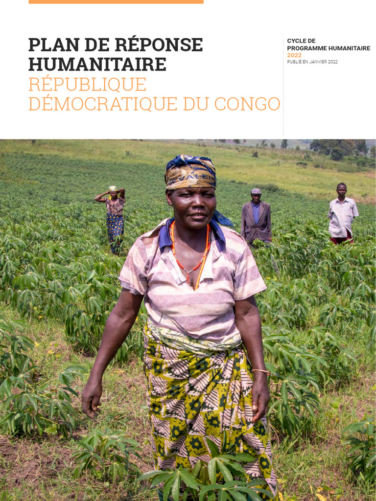 Plan Humanitaire RDC 2022 | PDF | République démocratique du Congo ...