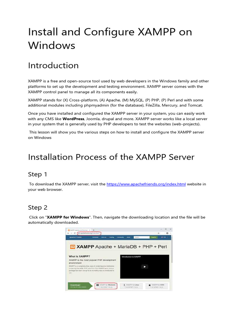 Lesson 2 - Setting Up A Web Server | PDF | Apache Http Server | Software