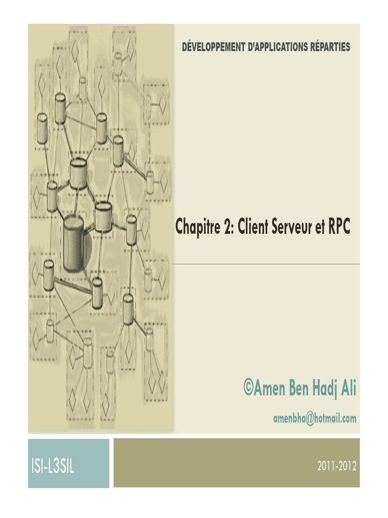 Modèle Client-Serveur et RPC | PDF | Serveur (Informatique) | Client ...
