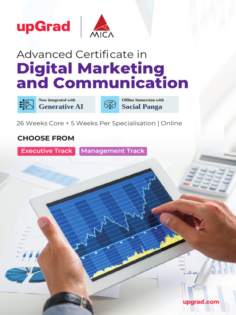 MICA Digital Marketing Brochure PDF Digital Marketing Analytics