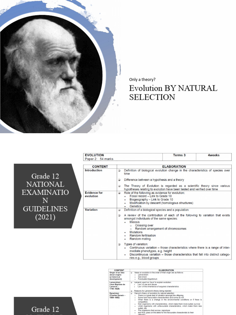 Evolution by Natural Selection-1 | PDF | Evolution | Natural Selection