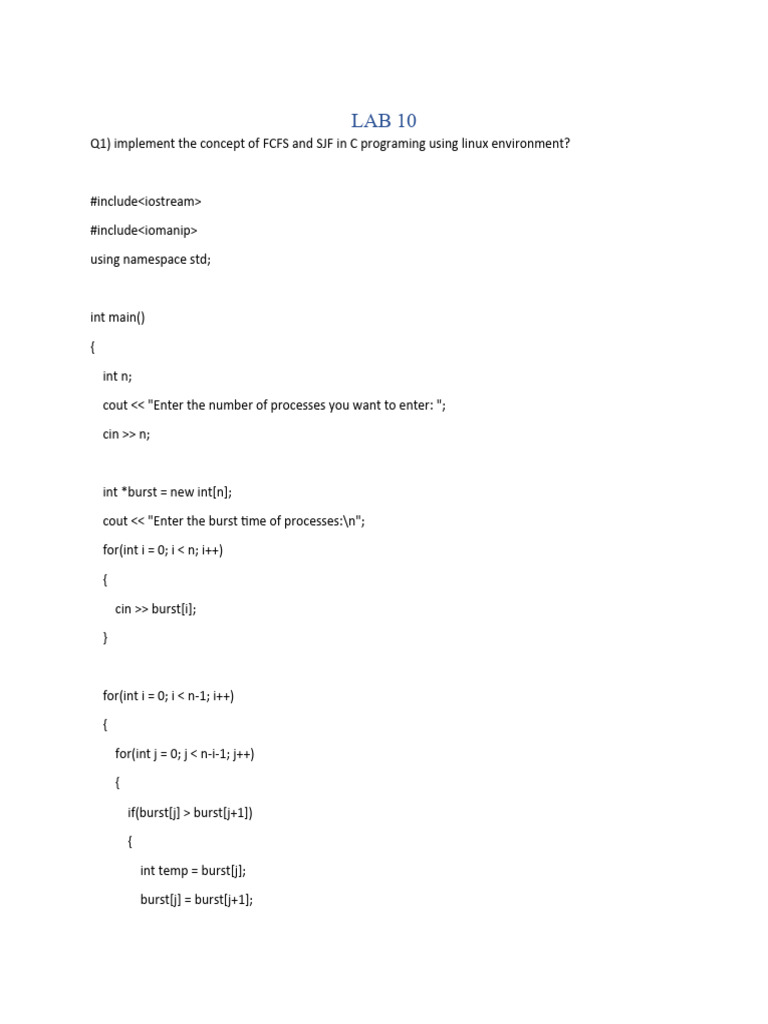 LAB 10 02052024 102034am | PDF | Concurrent Computing | Computer ...