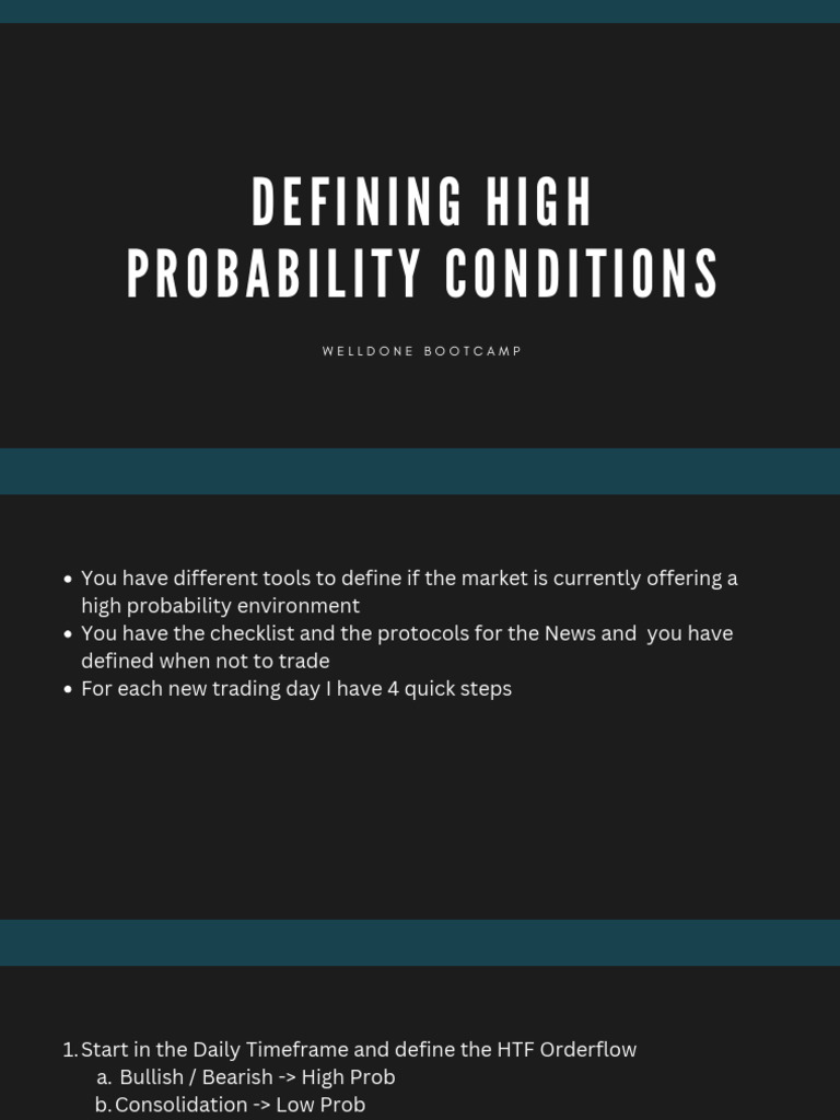 High Probabilty Conditions | PDF