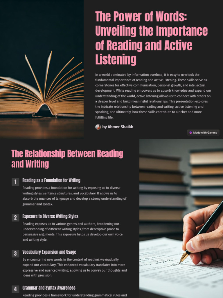 ThePowerofWordsUnveilingtheImportanceofReadingandActive