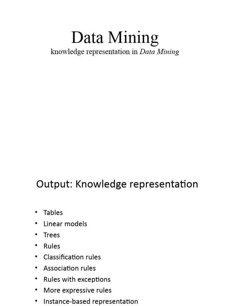 Wk7 Knowlege Representation | PDF | Statistical Classification ...