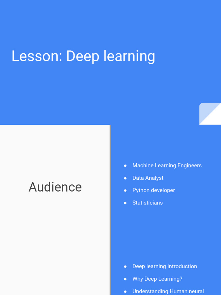 Deep Learning c1 | Download Free PDF | Artificial Neural Network | Deep ...