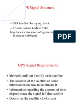 GPS Signal Structure: - Sources