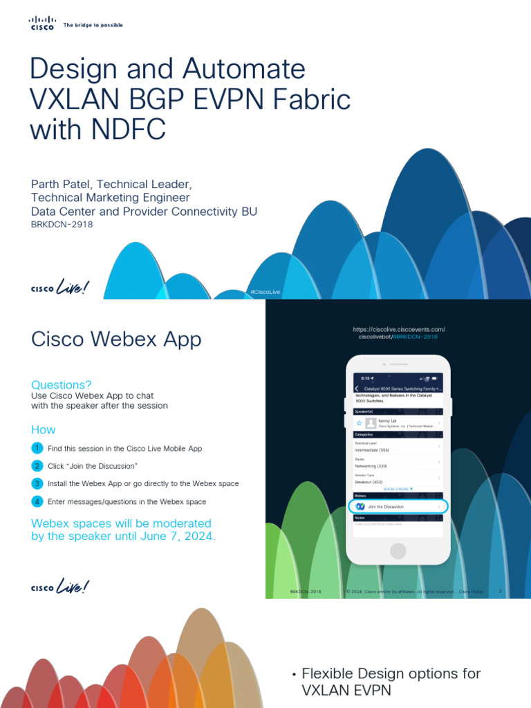 Design and Automate With NDFC | PDF | Networking | Multiprotocol Label ...