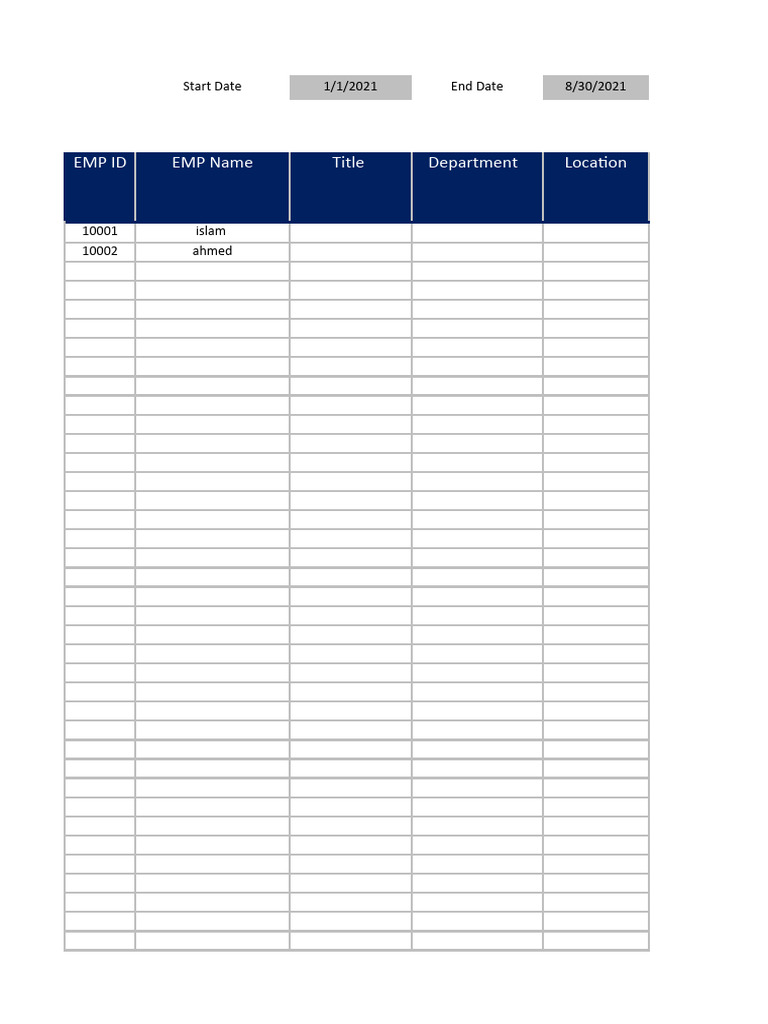 Employee Leave Summary Report | PDF | Leave Of Absence | Employee Benefits