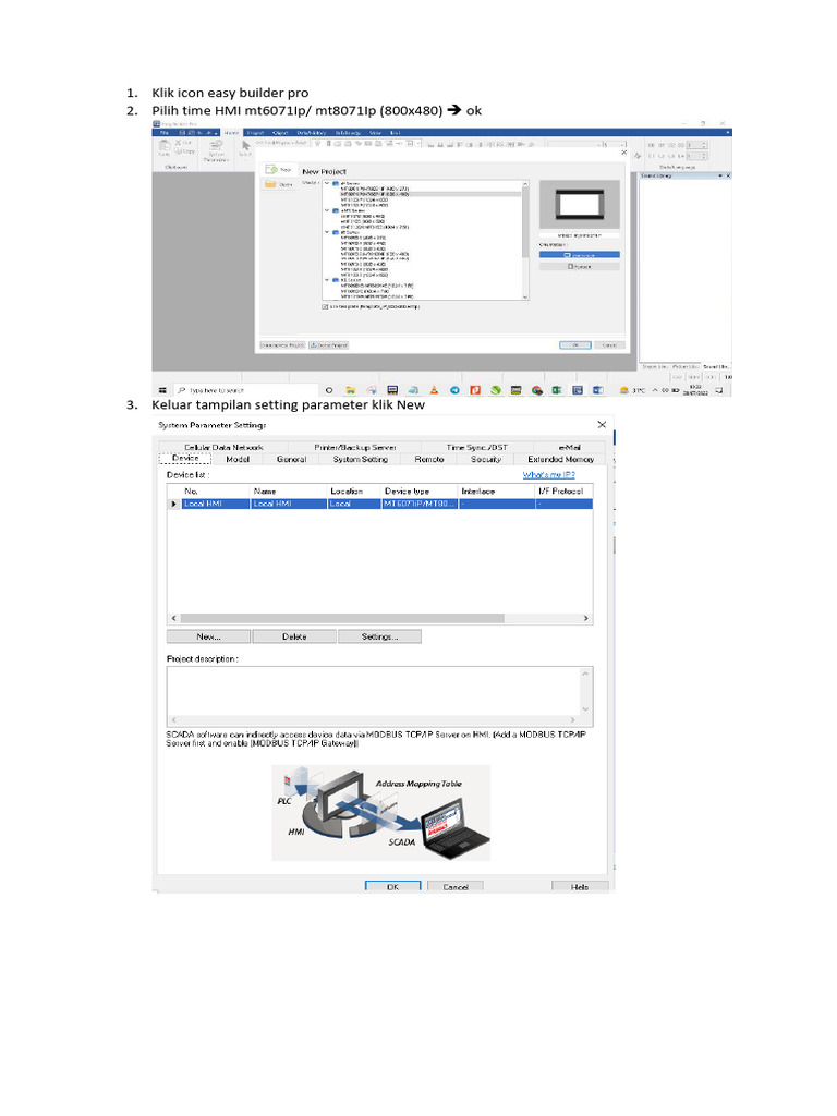 Panduan Penggunaan Easy Builder Pro | PDF