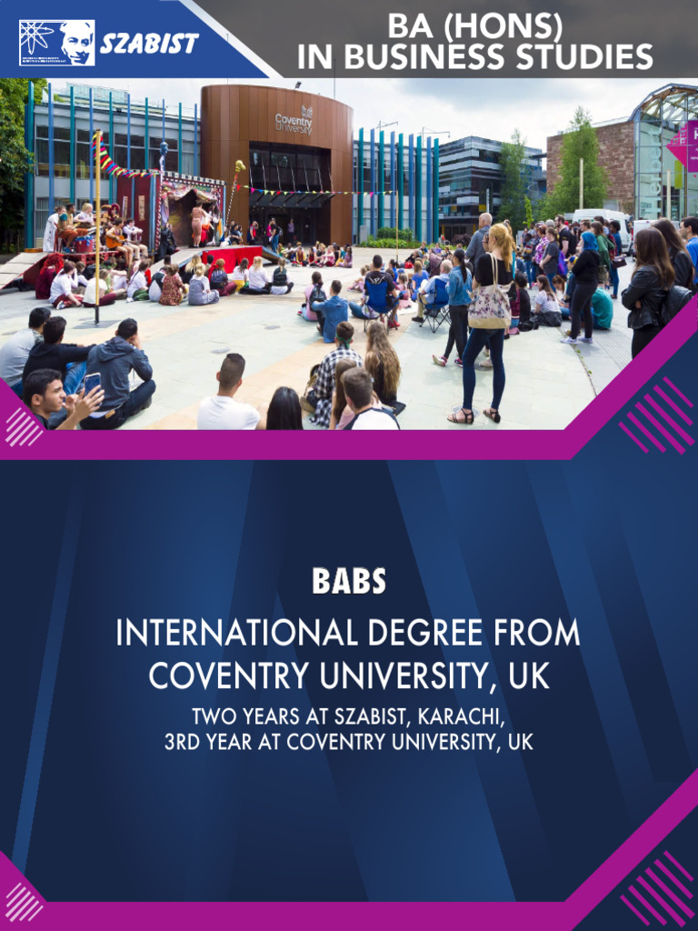 BABS Program Admission 2023 at SZABIST | PDF | Gce Advanced Level ...