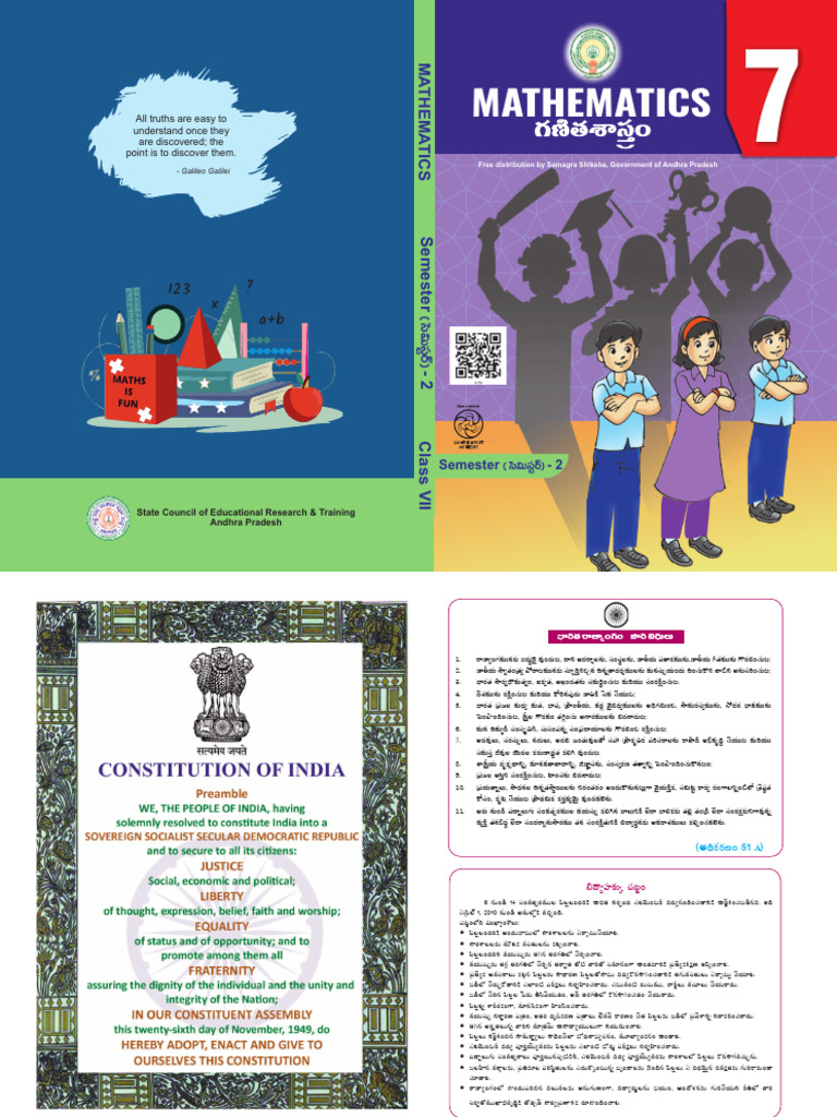 7 Maths SEM-2 Textbook Compressed Tlm4all | PDF | Cognition