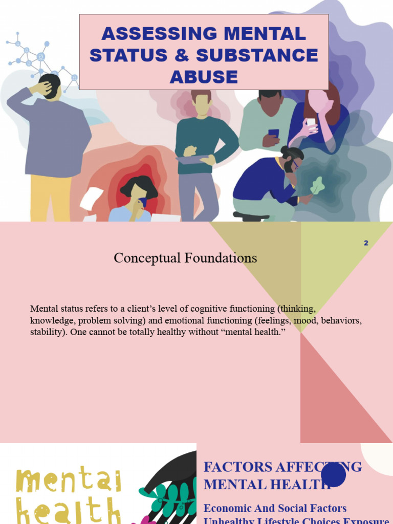 Assessing Mental Status & Substance Abuse | PDF | Diagnostic And ...