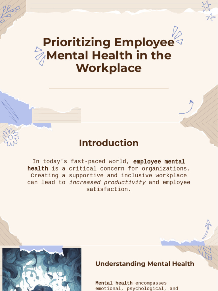 Slidesgo Prioritizing Employee Mental Health in The Workplace ...