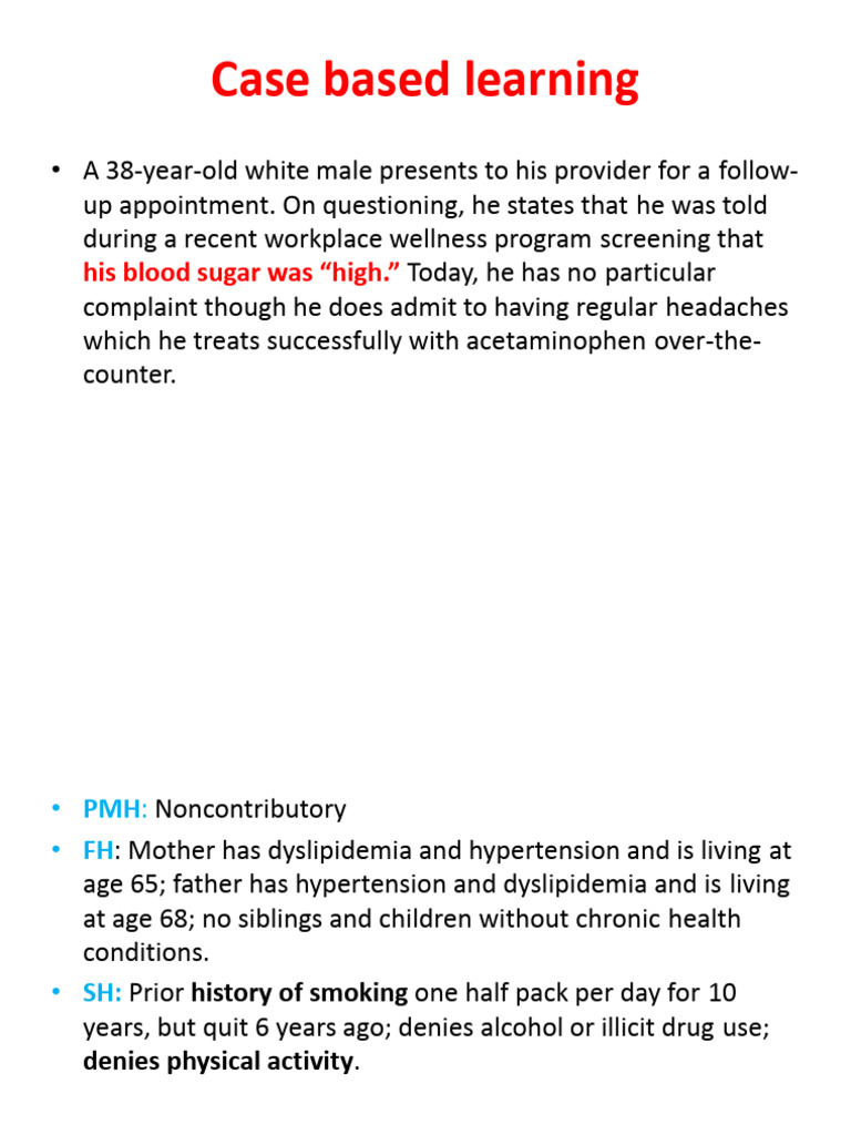 Diabetes Diagnosis and Treatment Case Study | PDF | Glycated Hemoglobin ...