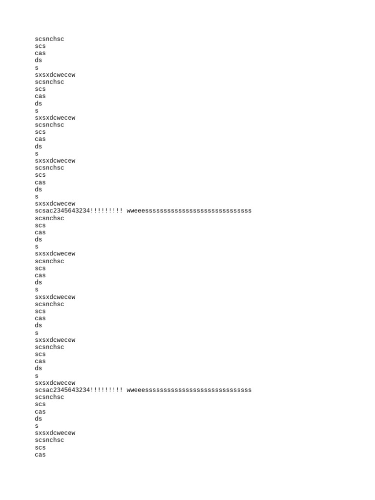 Random Text Document Analysis | PDF