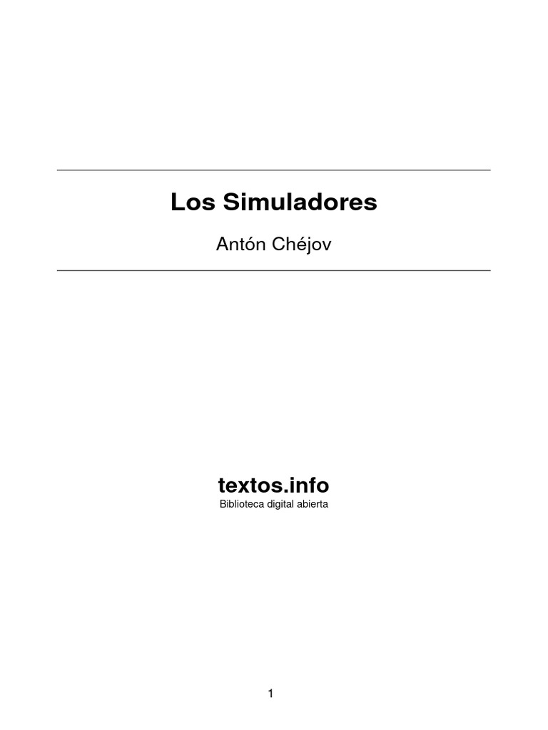 Los simuladores pdf