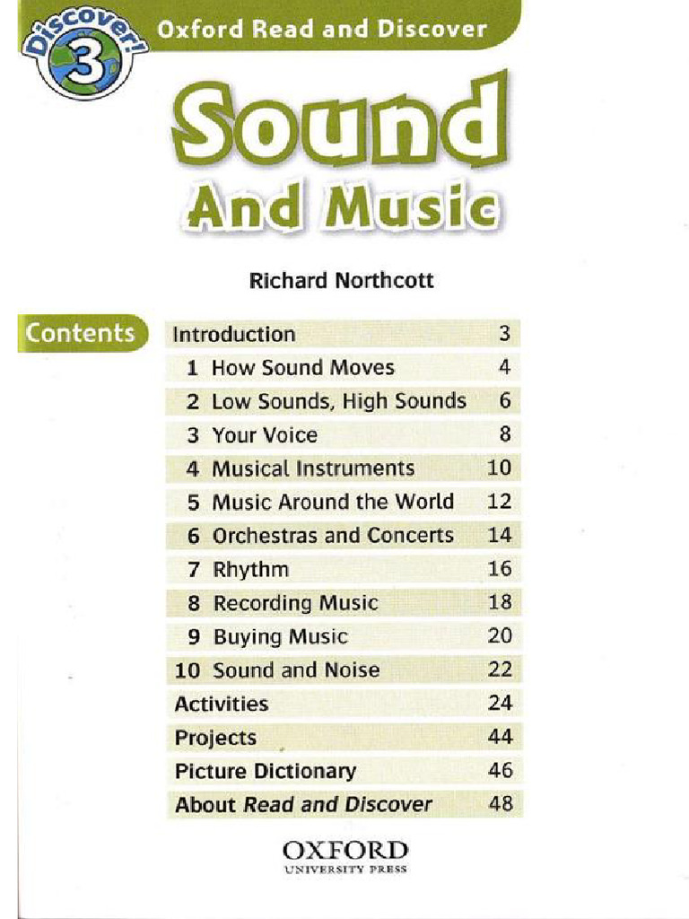 4 Sound and Music (Oxford Read and Discover - Level 3) | PDF