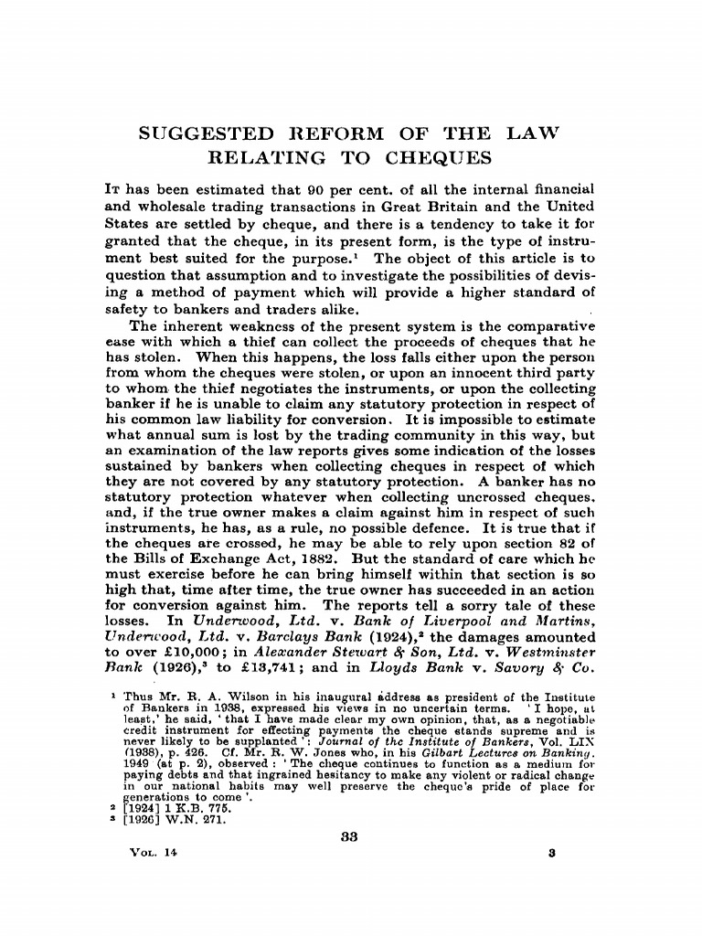 Modern Law Review - January 1951 - Holden - Suggested Reform of The Law ...
