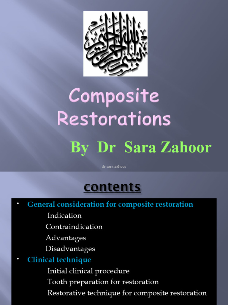 Class 4 Cavity Preparation Techniques | PDF | Tooth Enamel | Human Tooth