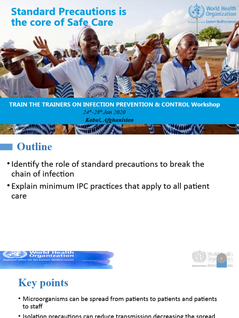 Infection Control Training Workshop | PDF | Hygiene | Hand Washing