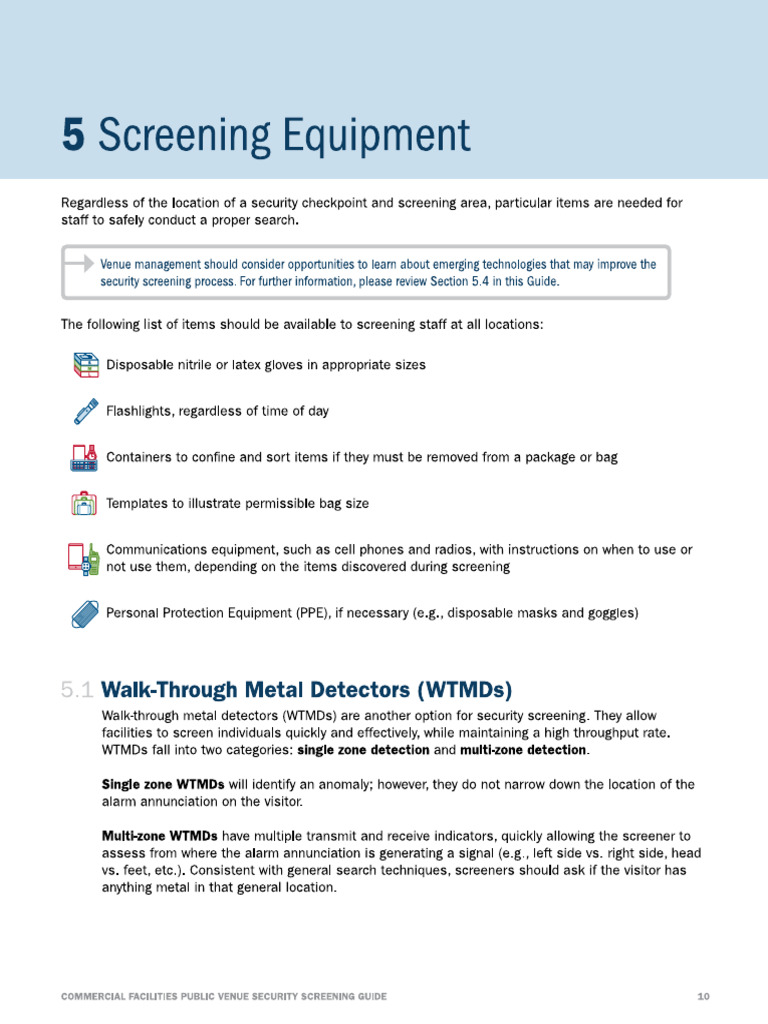 Screening Procedures | PDF