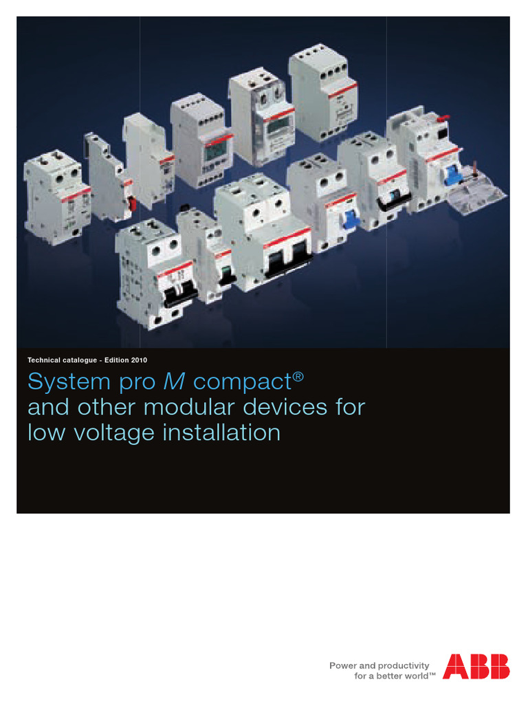 ABB System pro M Compact Technical Guide | PDF | Relay | Electric Power
