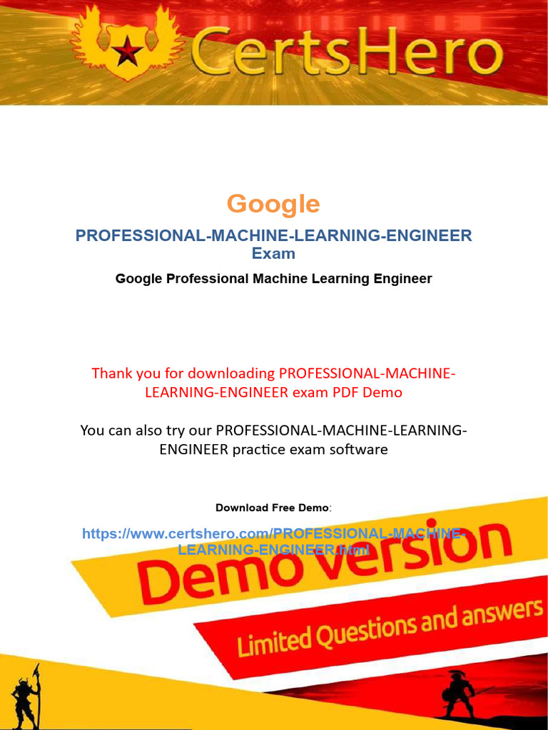 Professional Machine Learning Engineer Demo | PDF | Machine Learning ...