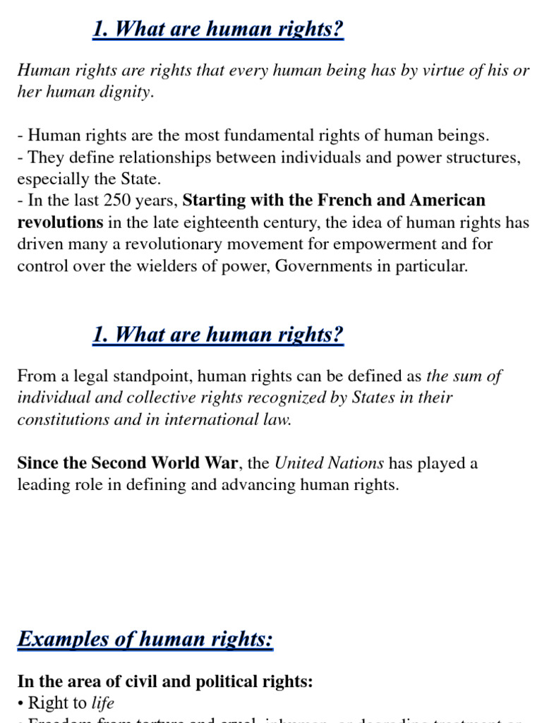 Understanding Human Rights Principles | PDF | Human Rights | Rights