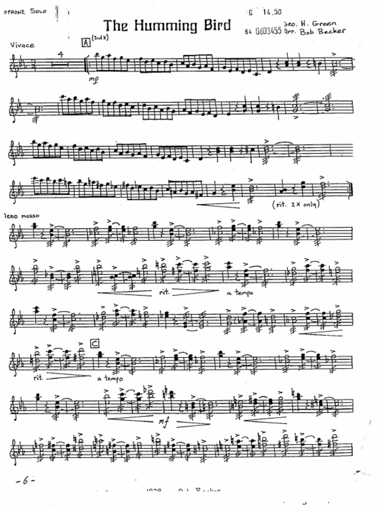 The Humming Bird | PDF