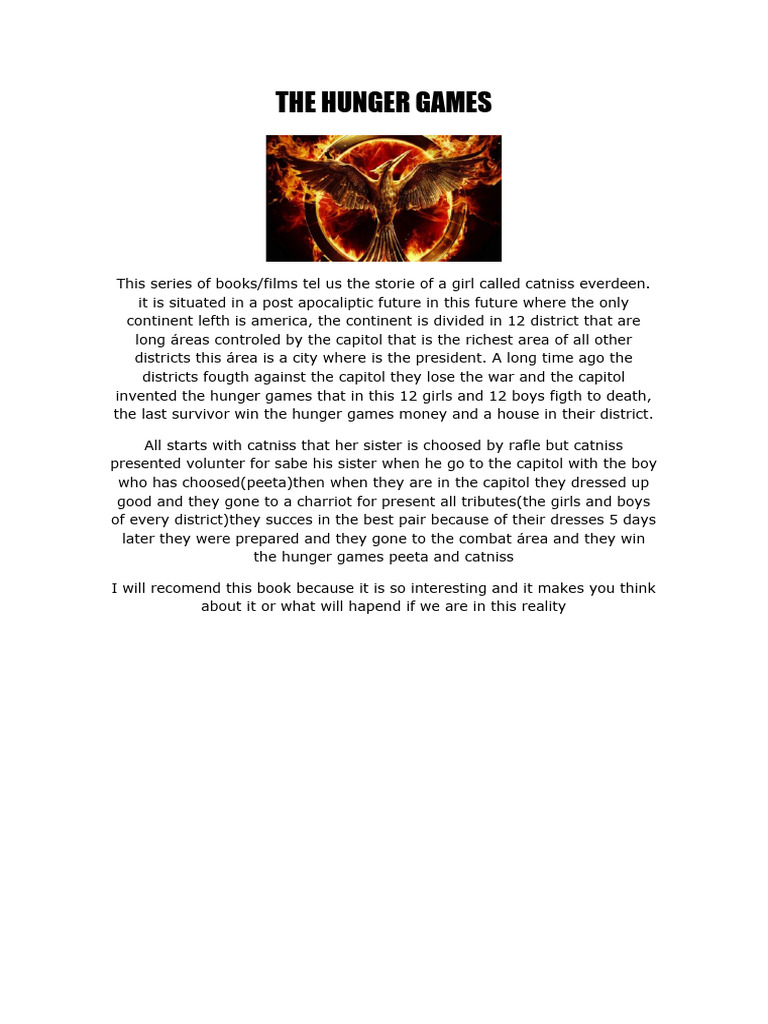 THE HUNGER GAMES | PDF