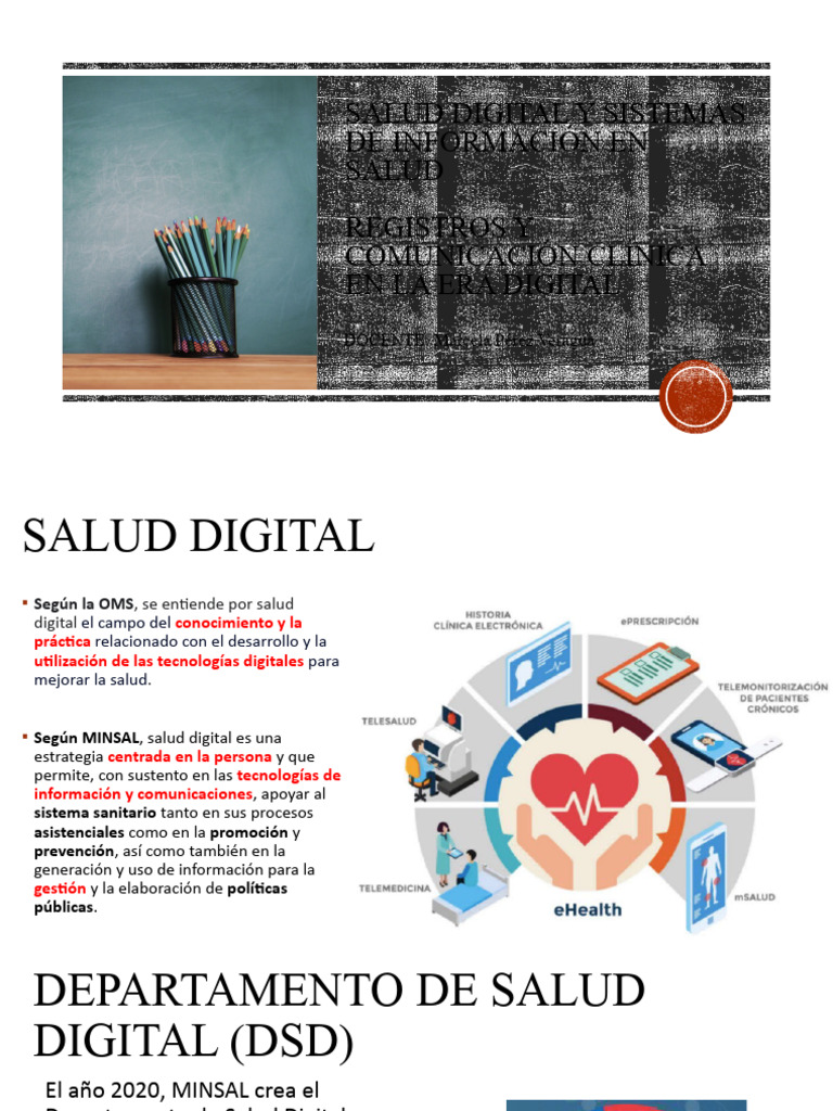 Salud Digital y Sistemas de Información | PDF | Informática ...