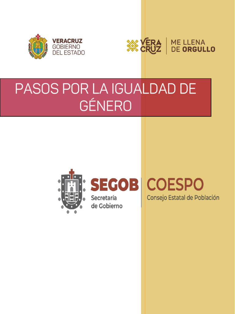 Pasos hacia la Igualdad de Género | PDF | Estudios de género | Igualdad ...