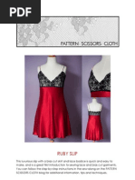 Download RUBY SLIP Instructions by patternscissorscloth SN75255429 doc pdf