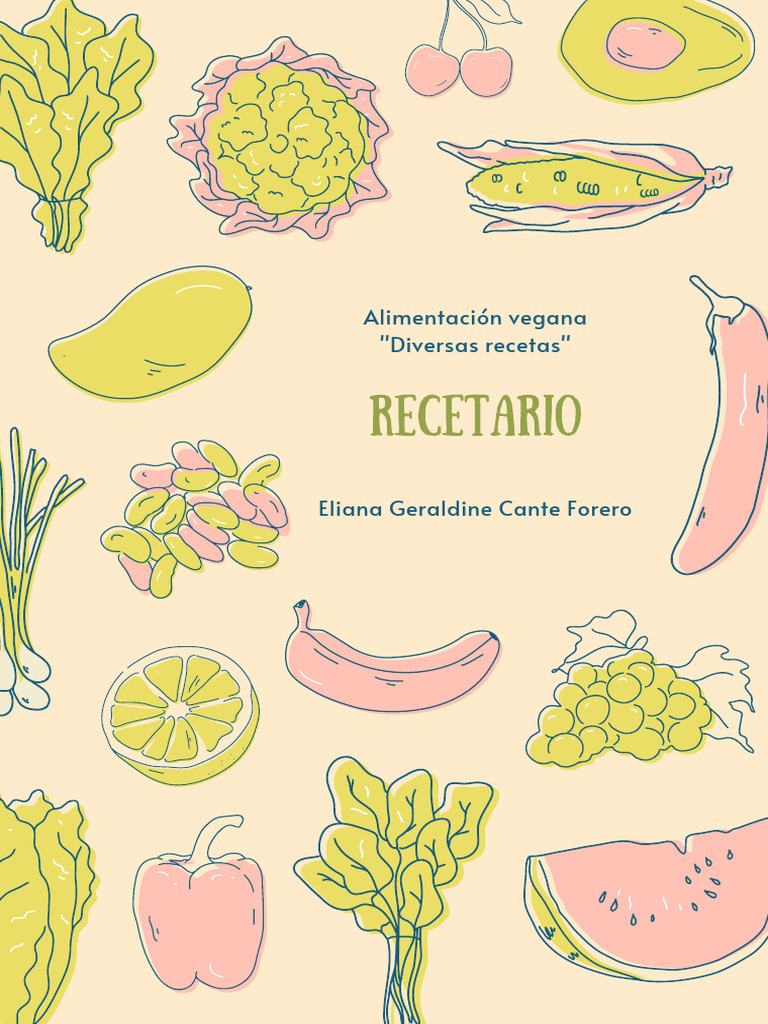 Recetas Veganas Variadas y Deliciosas | PDF | ensalada | Panes