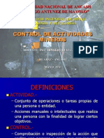 Control de Actividades Mineras-Ut1